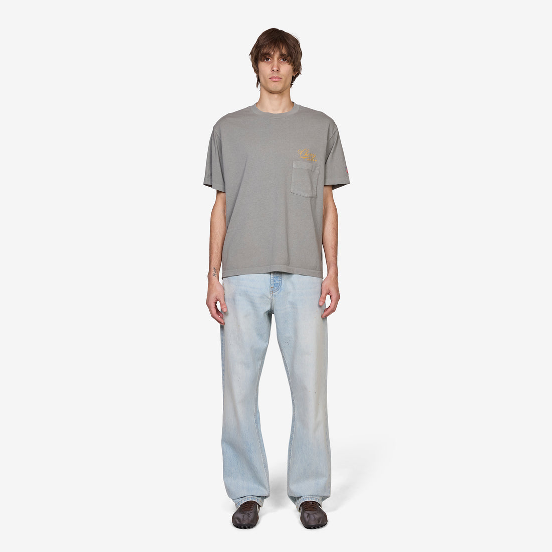 5 Star Boxy Pocket T-Shirt Smoke Tees