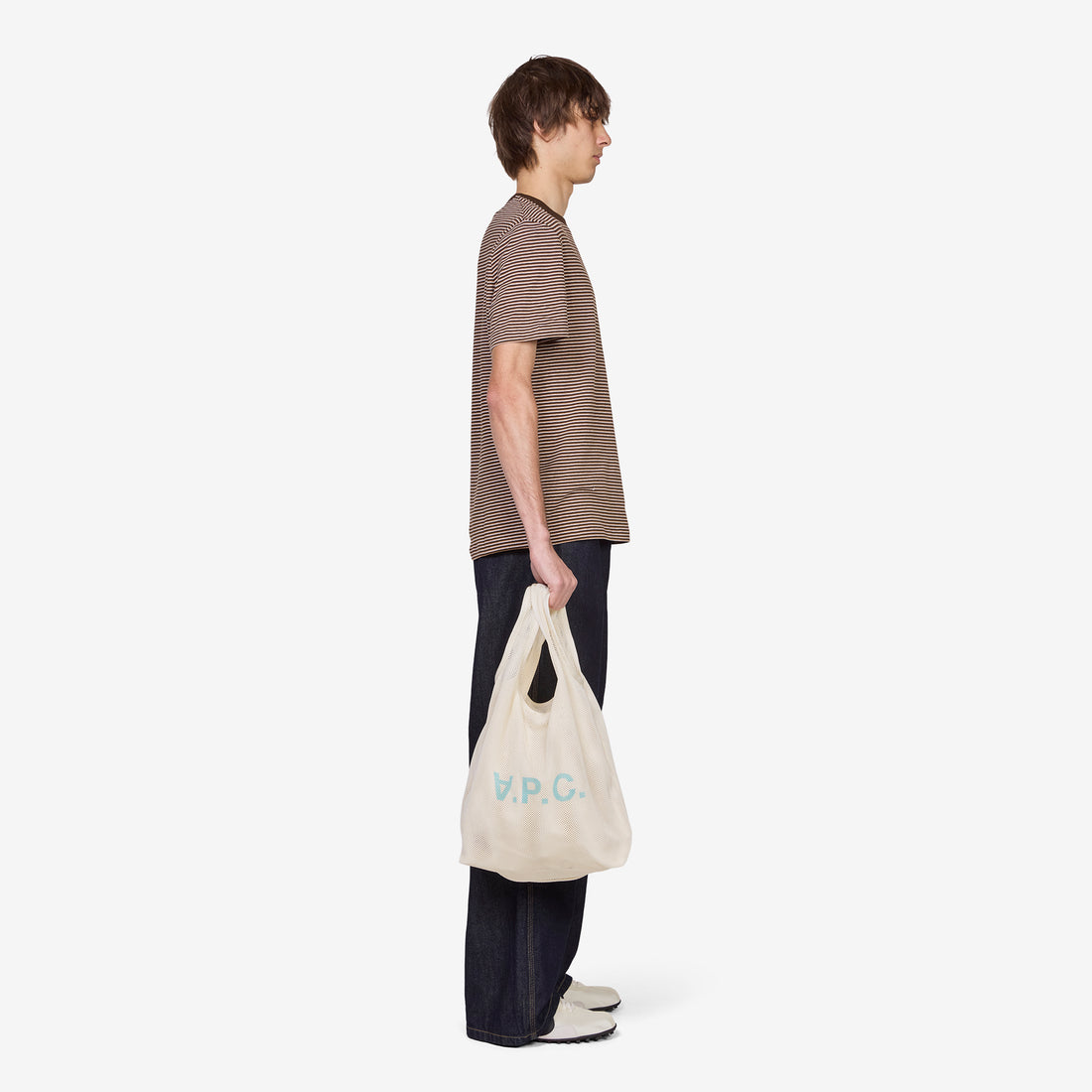 Rebound Shopping Bag Ecru | Sky Blue Bags
