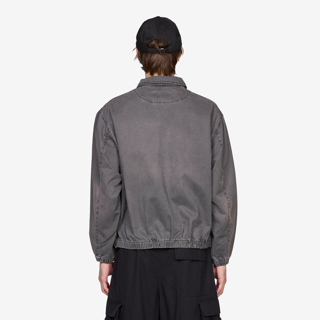 Chino Zip Twill Jacket Charcoal Jackets