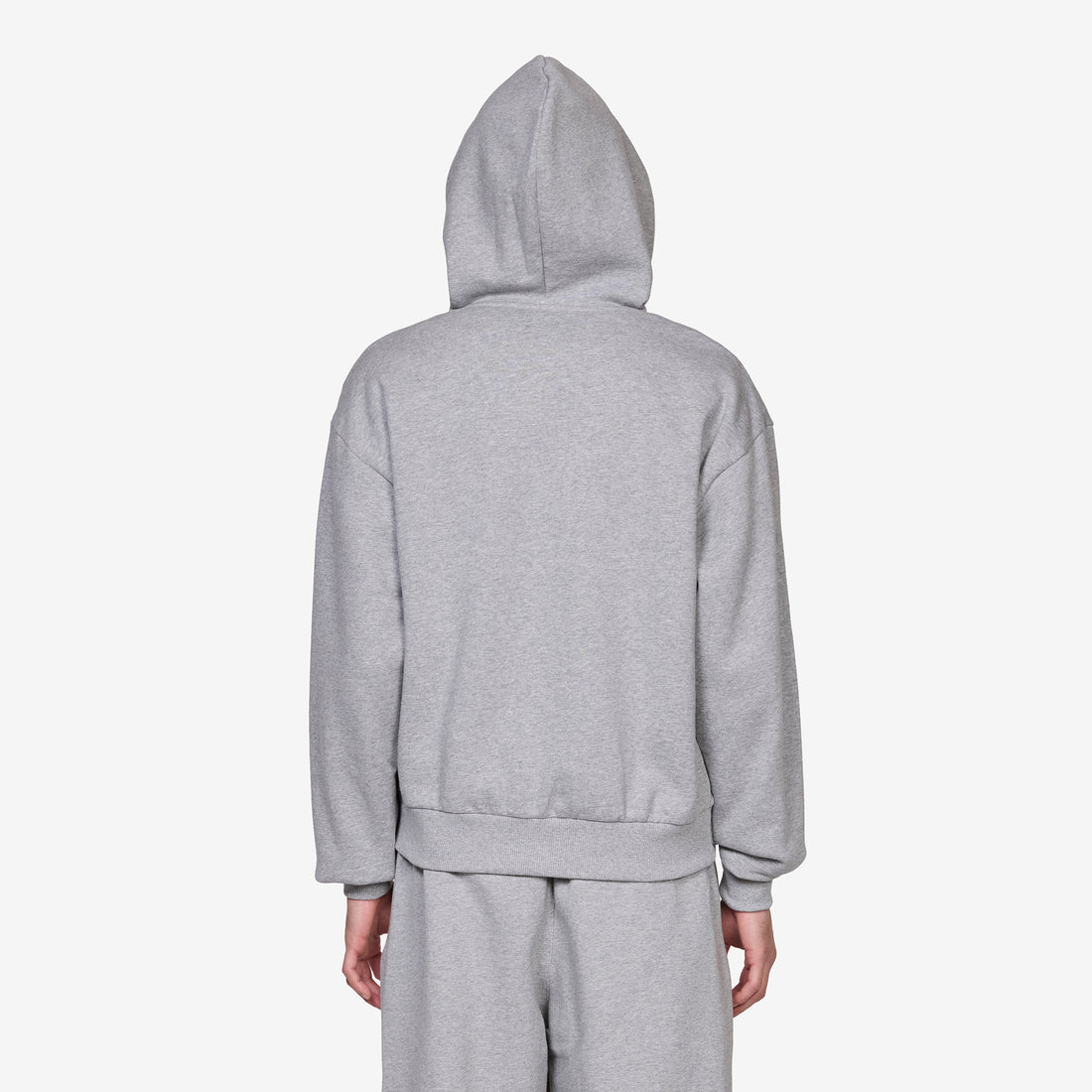 Solo Swoosh Full-Zip Hoodie Dark Grey Heather | Sail Jumpers