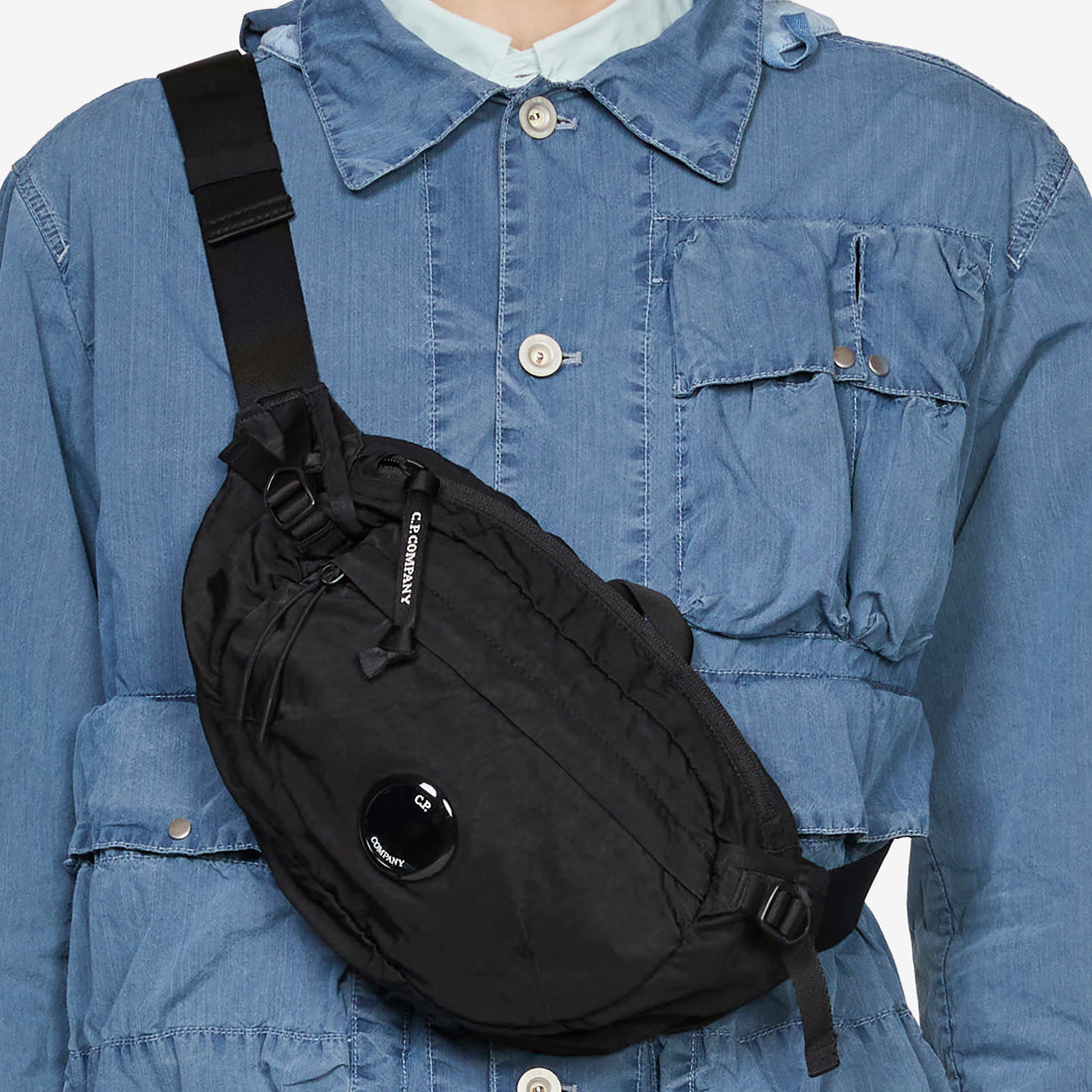 Nylon B Waistbag Black Bags