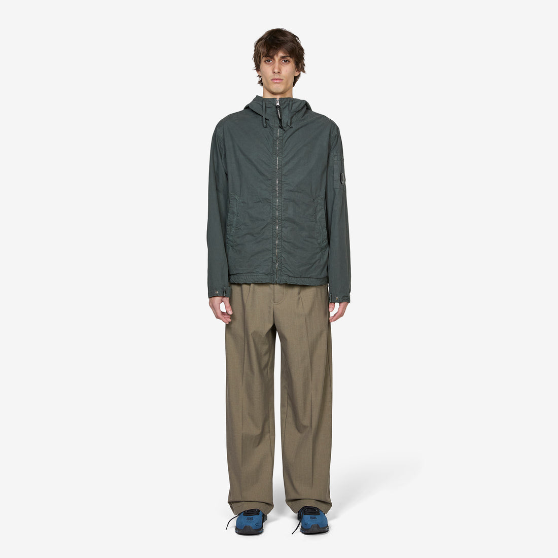 Micro-Reps Hooded Lens Jacket Gunmetal Jackets