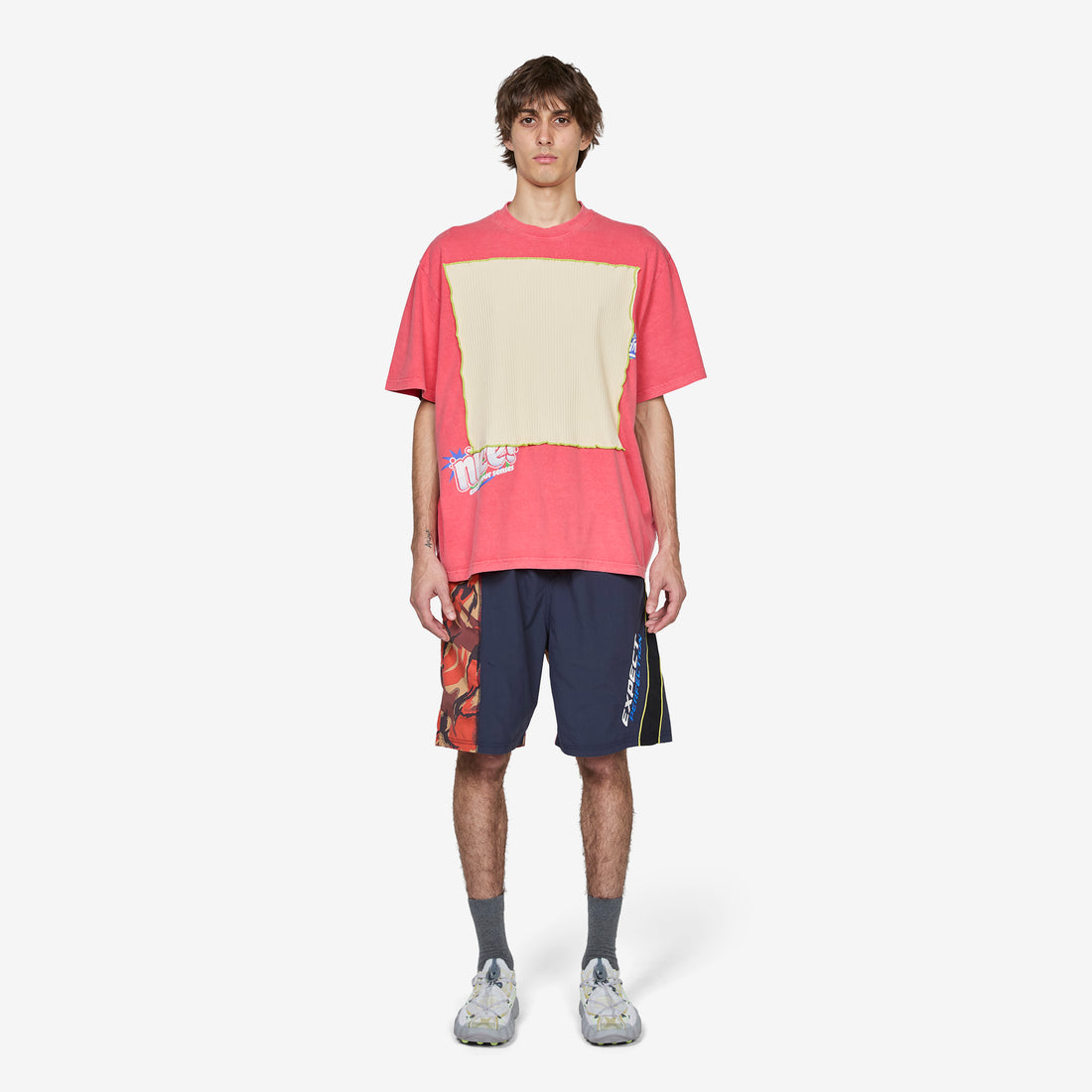 Collage Swim Shorts Orange Camo | Navy Shorts