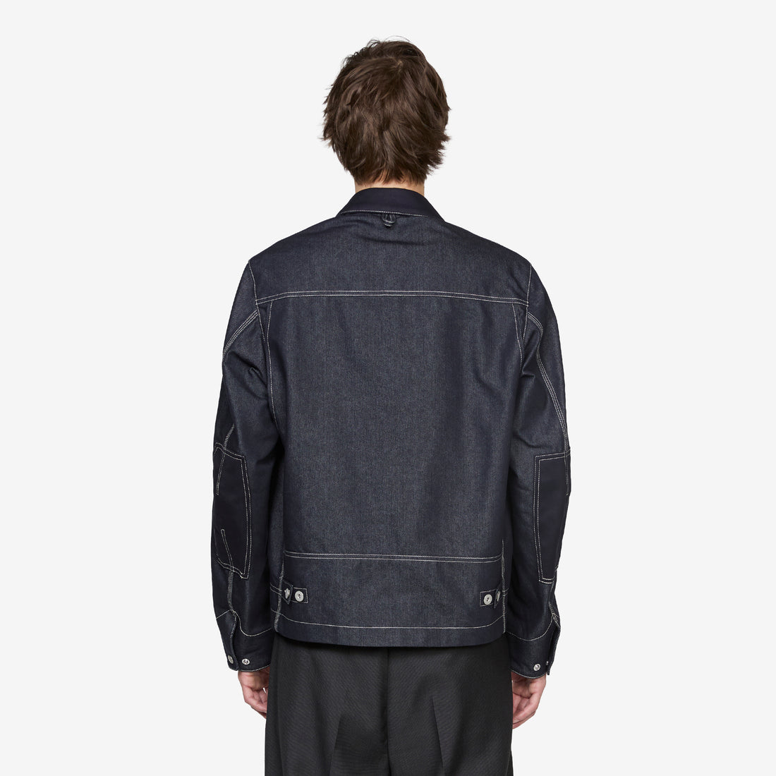 Reactive-Dyed Denim Jacket Indigo Jackets