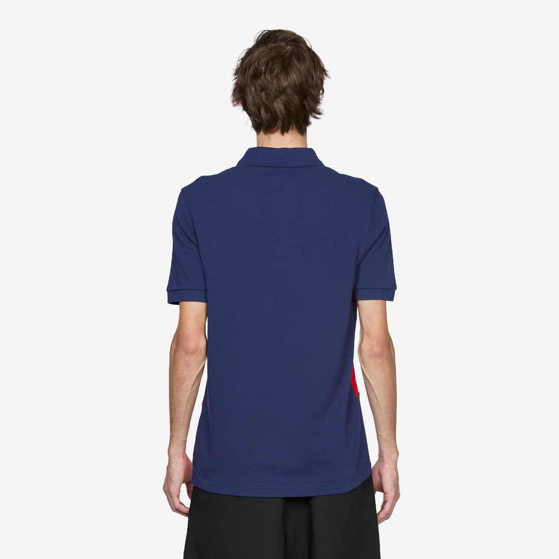 Fred Perry x Square Patchwork Polo Navy | Mix Shirts