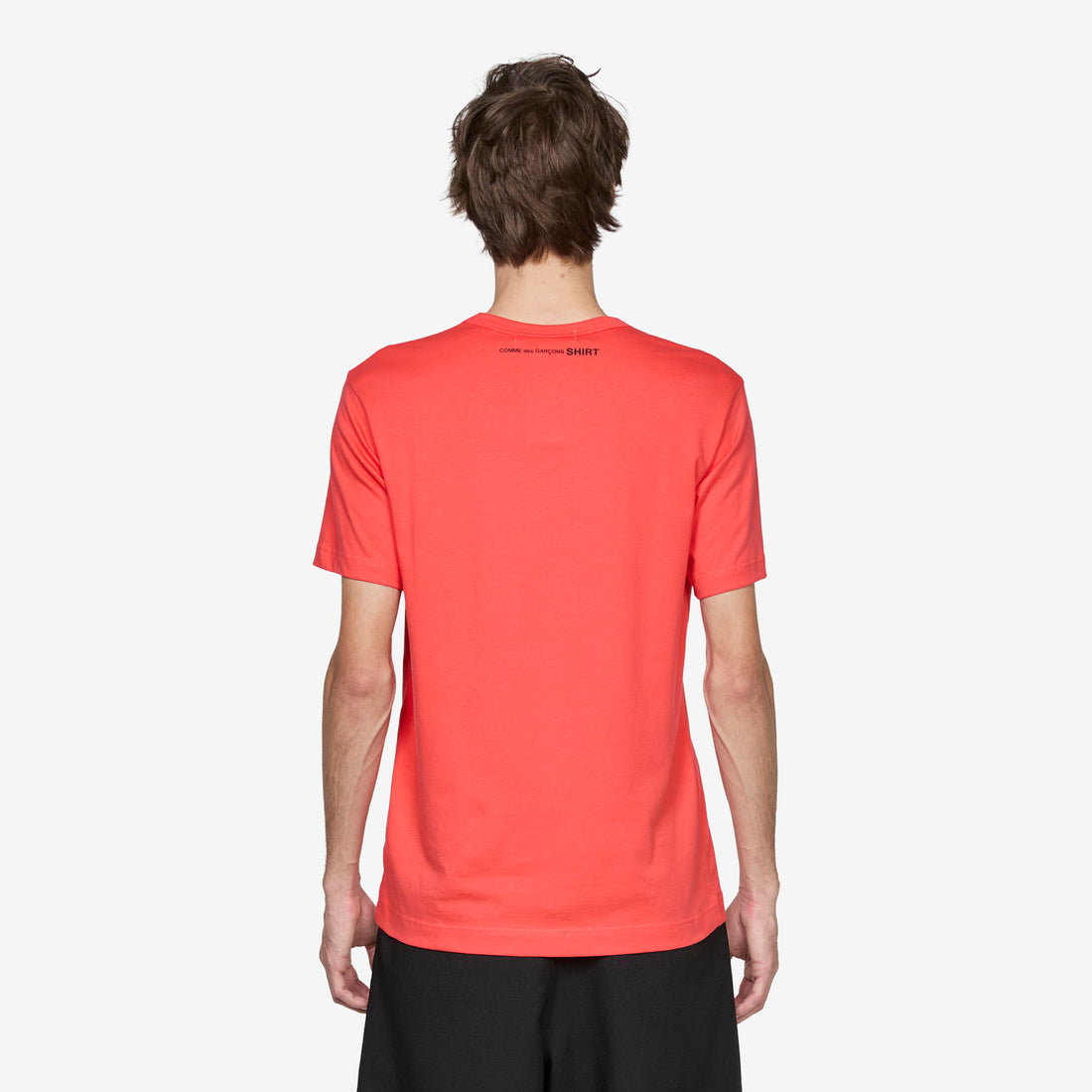 Neck Logo T-Shirt Red Tees