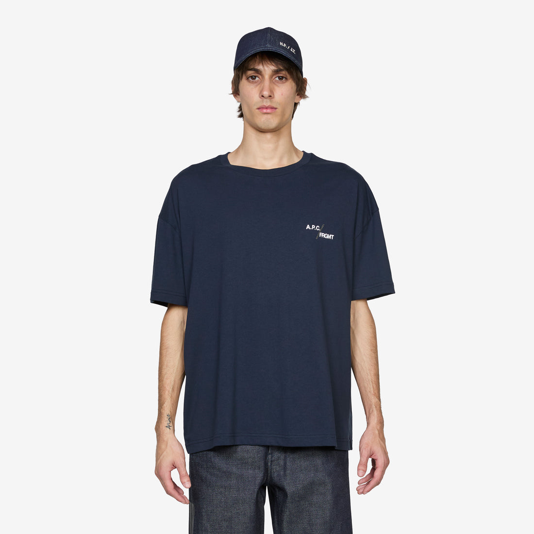 Fragment x Renoncement T-Shirt Dark Navy Tees