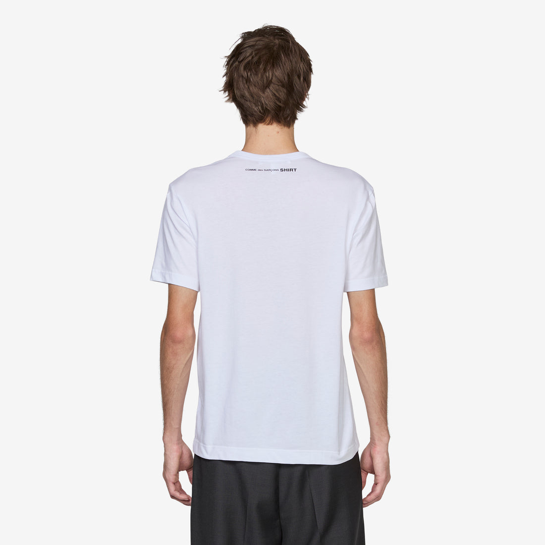 Neck Logo T-Shirt White Tees