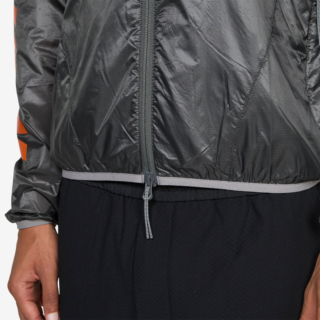 Mental Athletic x Hue Packable Wind Jacket Anthracite Jackets