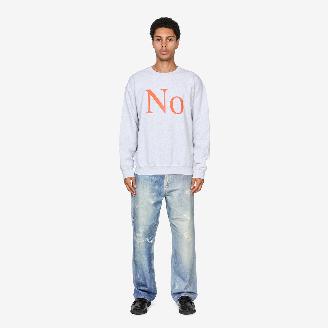 No Crewneck Ash Jumpers