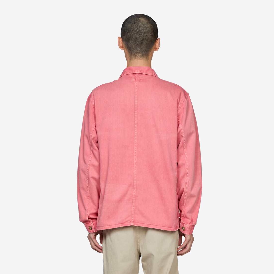 Montauk Chino Overshirt Faded Red Shirts