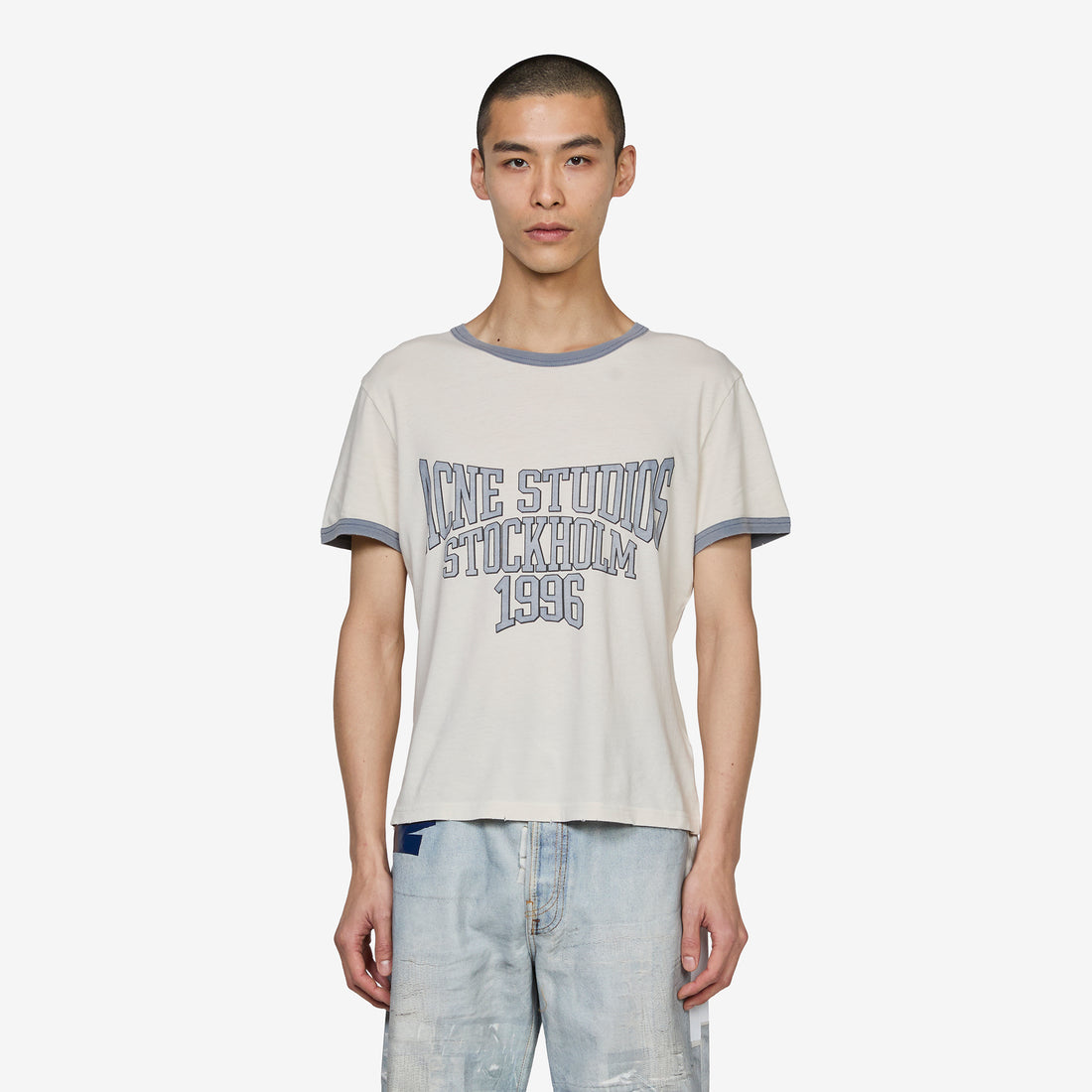 Eram College T-Shirt Off White | Grey Blue Tees