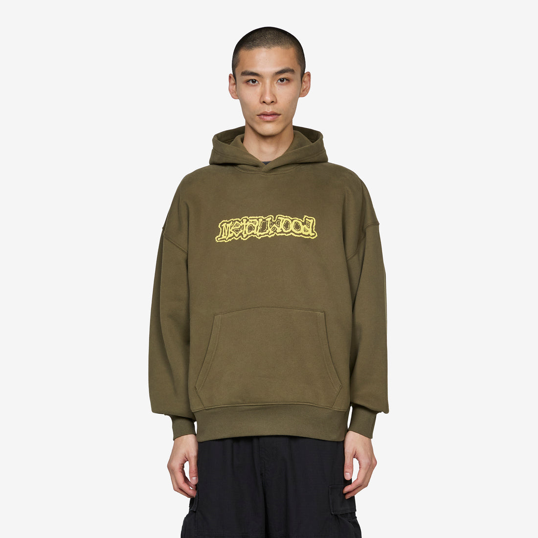 Dewey Hooded Sweatshirt Olive Shirts