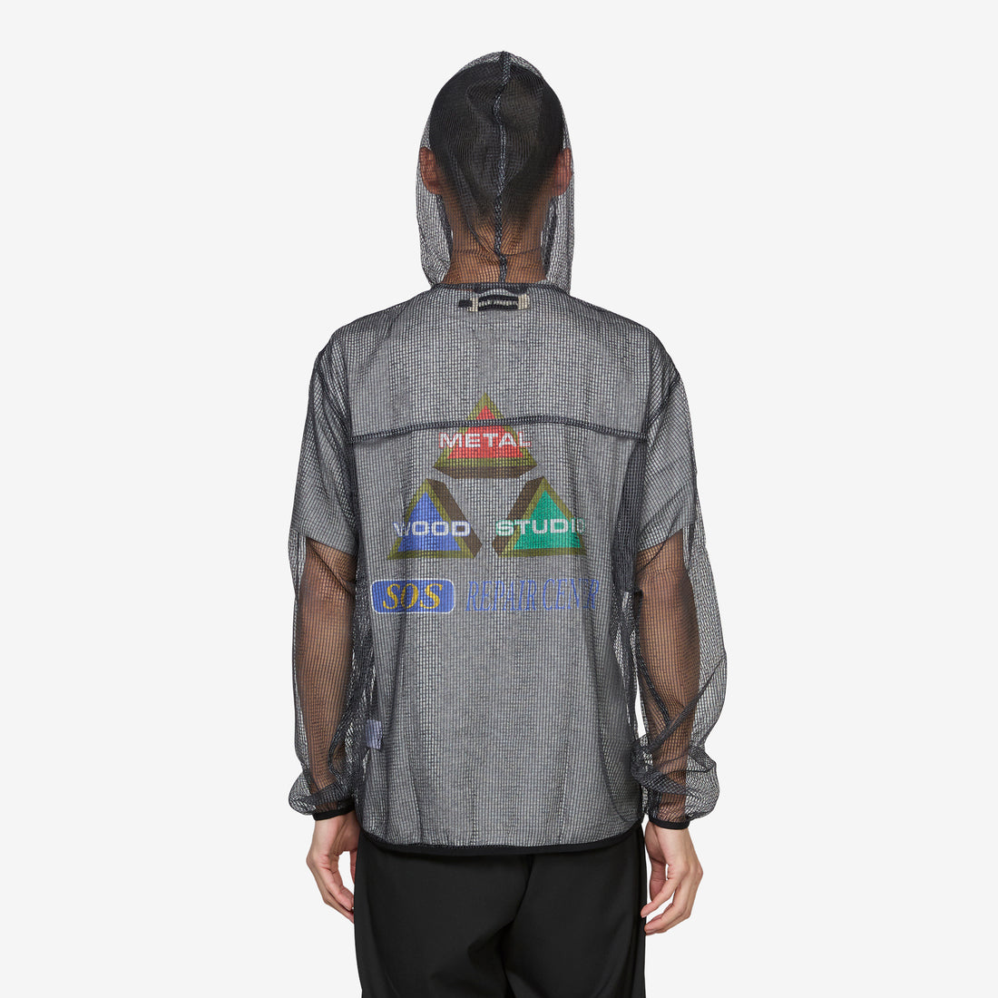 Net Parka Black Jackets