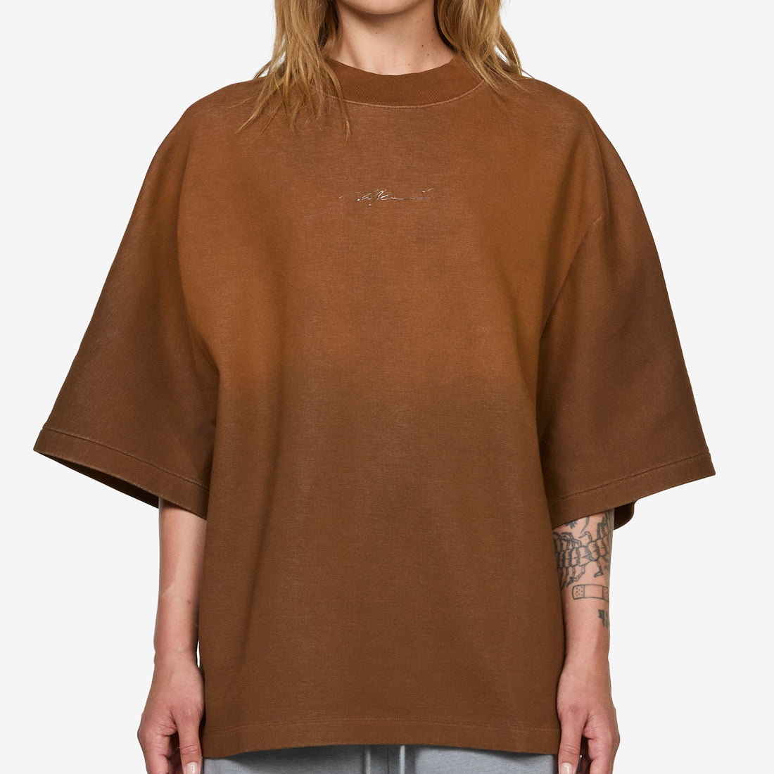 Women's Energy Oversized Short-Sleeve T-Shirt Cacao Wow Tees