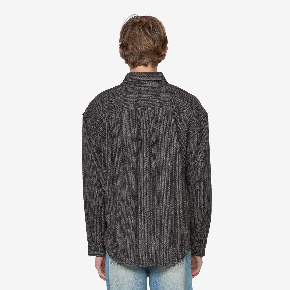 Big Longsleeve Shirt Dark Brown Shirts