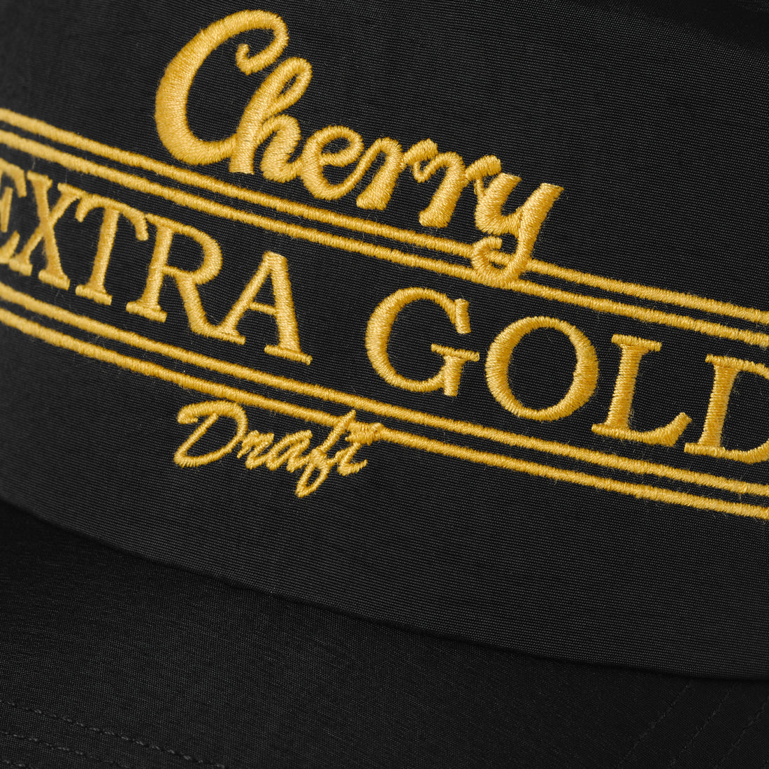 Extra Gold 5 Panel Hat Black Headwear