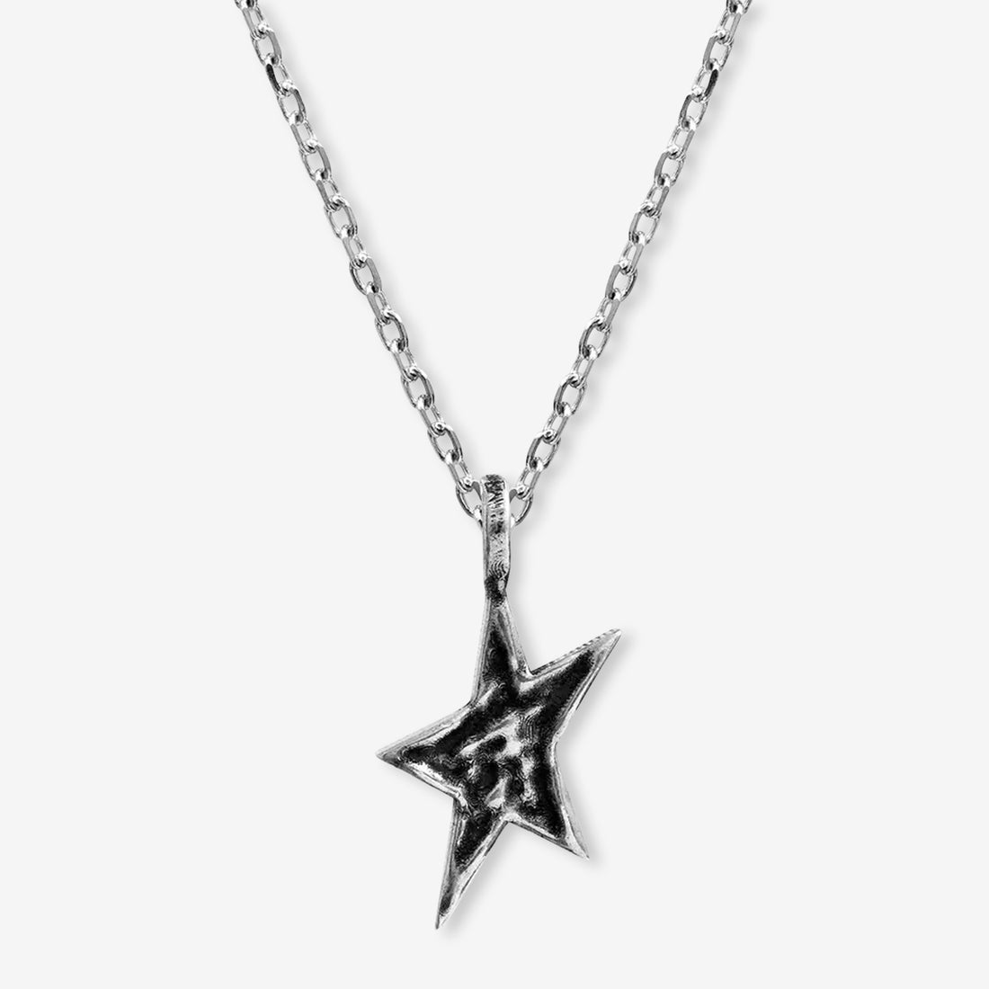 Single Star Necklace Silver Jewellery