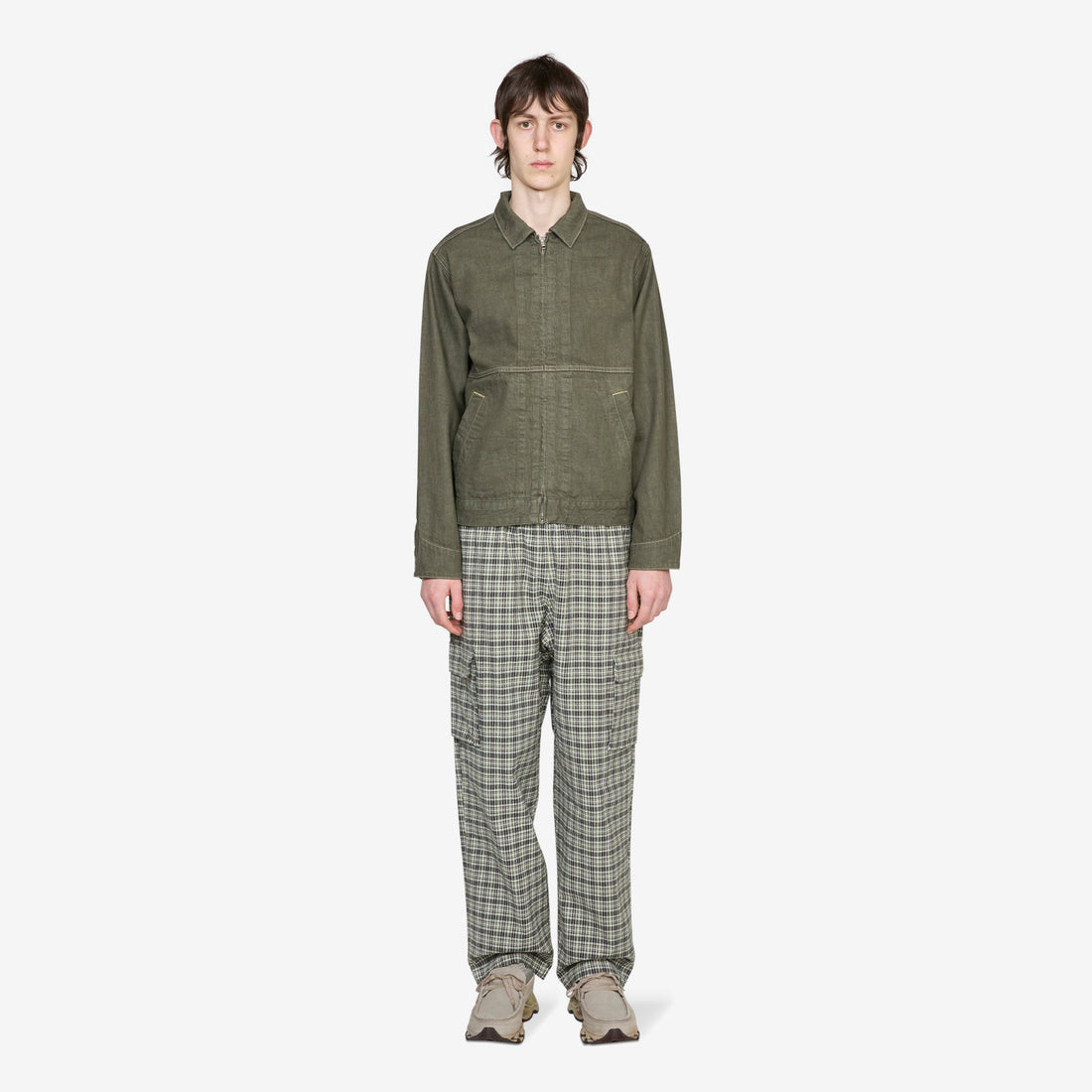 Swell Cargo Pant Checkered Plaid Pants