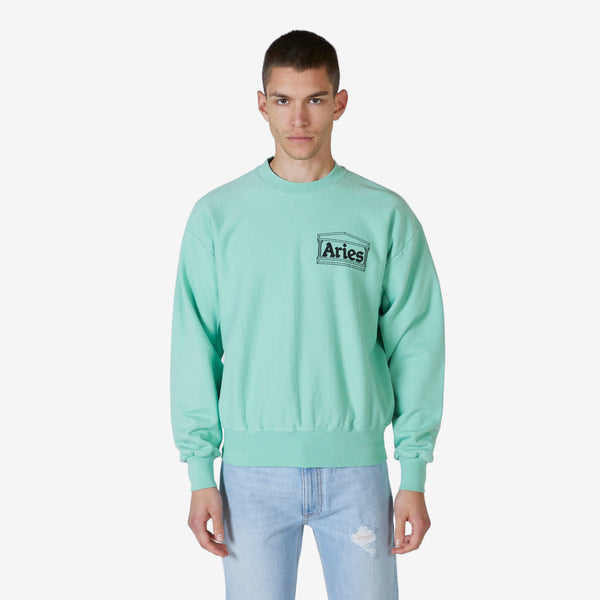 Premium Temple Sweatshirt Aqua