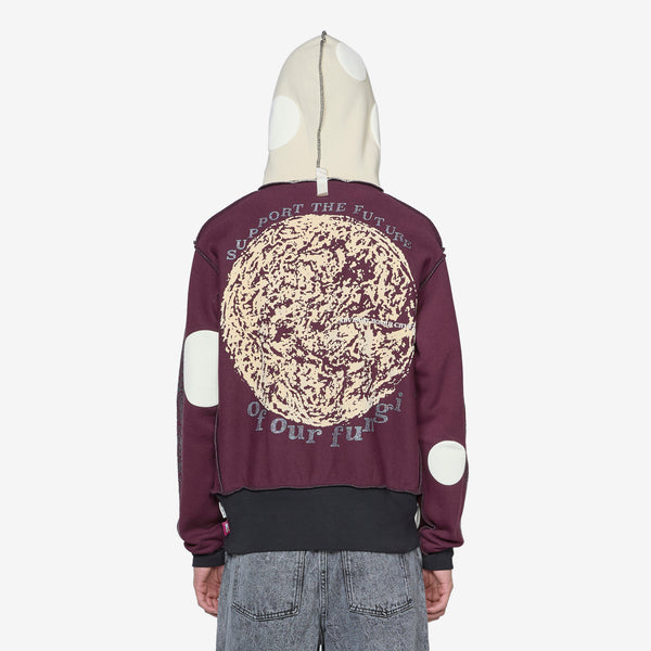 Critical Thought Mind Spores Hoodie Brown