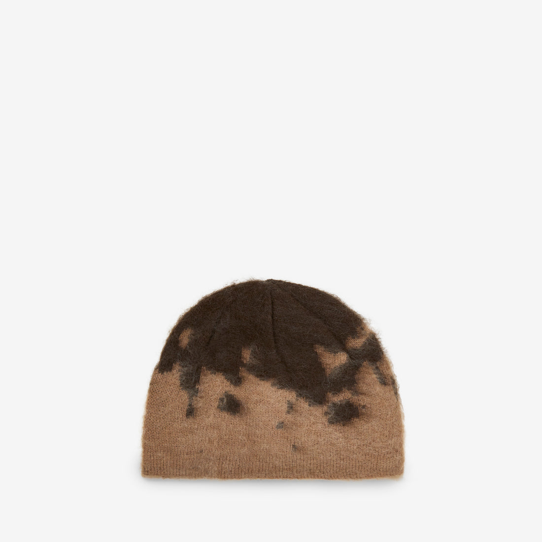 Mohair Splatter Beanie Taupe Splatter Headwear