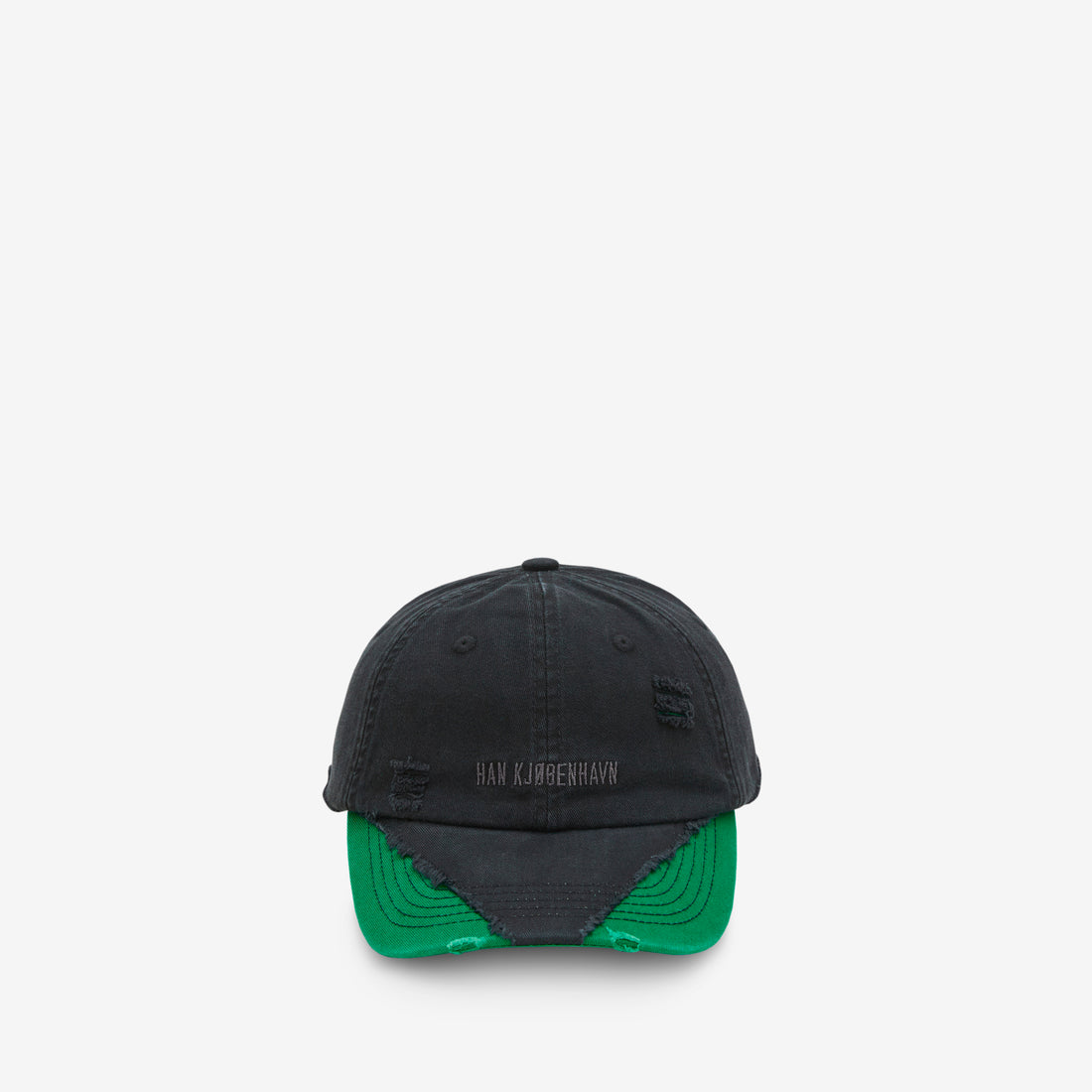 Diamond Cap Black | Vibrant Green Headwear