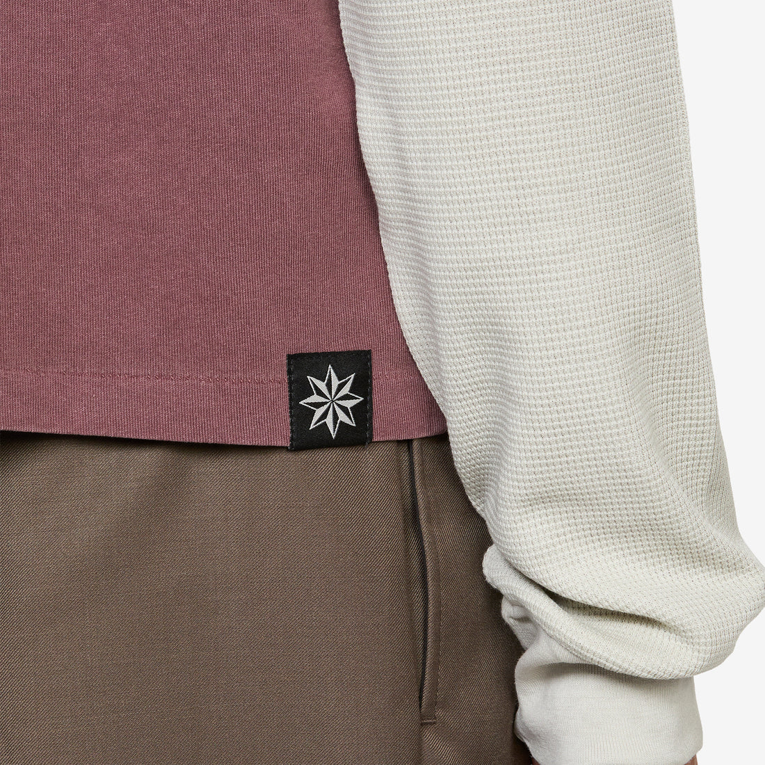 Tide Double T-Shirt Plum | Bone Tees