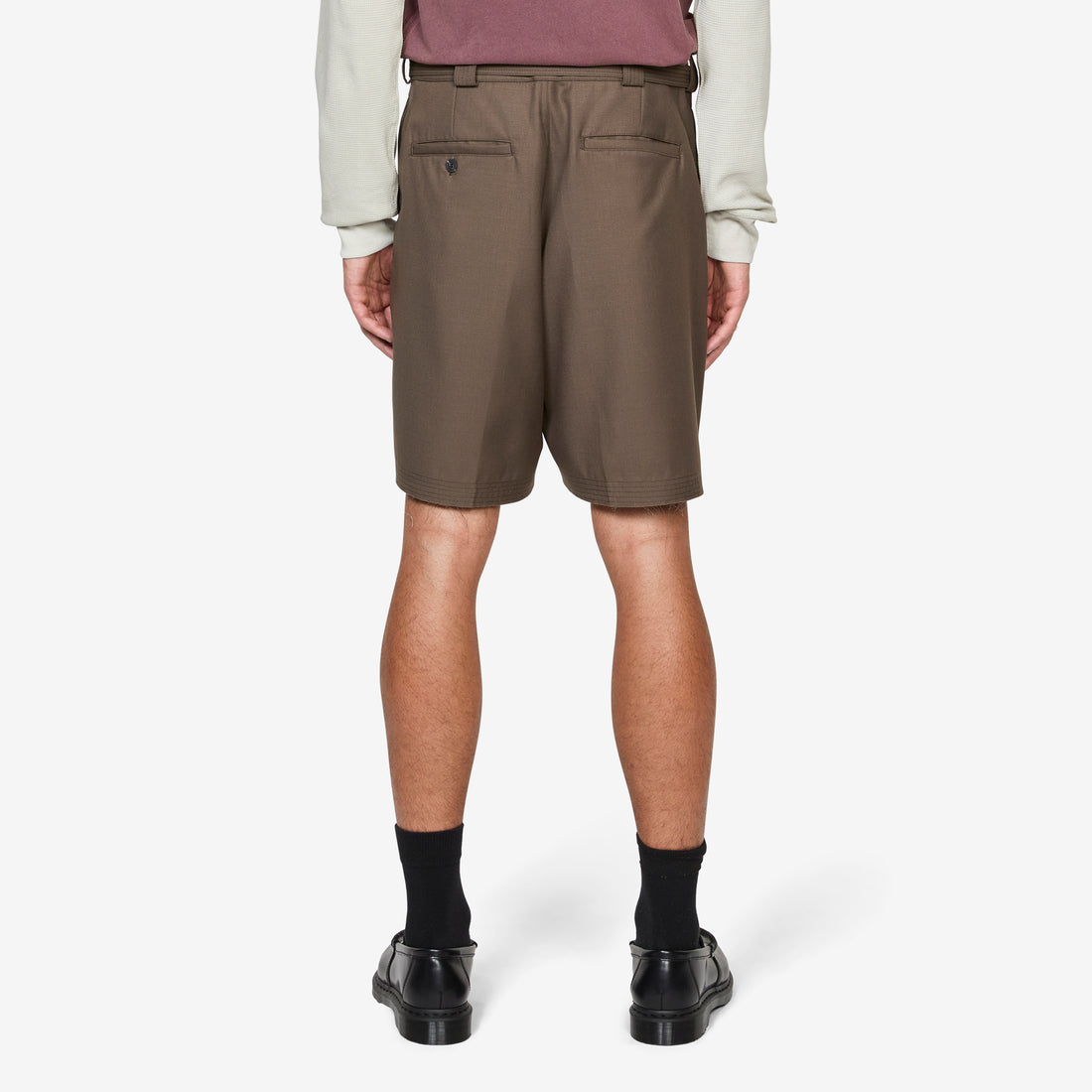 Cut Short Taupe Shorts