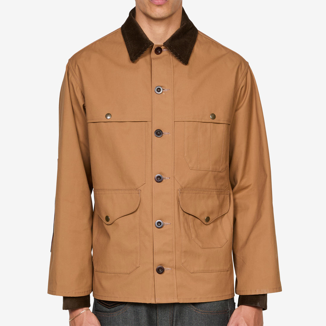 Filson Cotton Oxford Flannel Check Jacket Beige | Black | Red Jackets