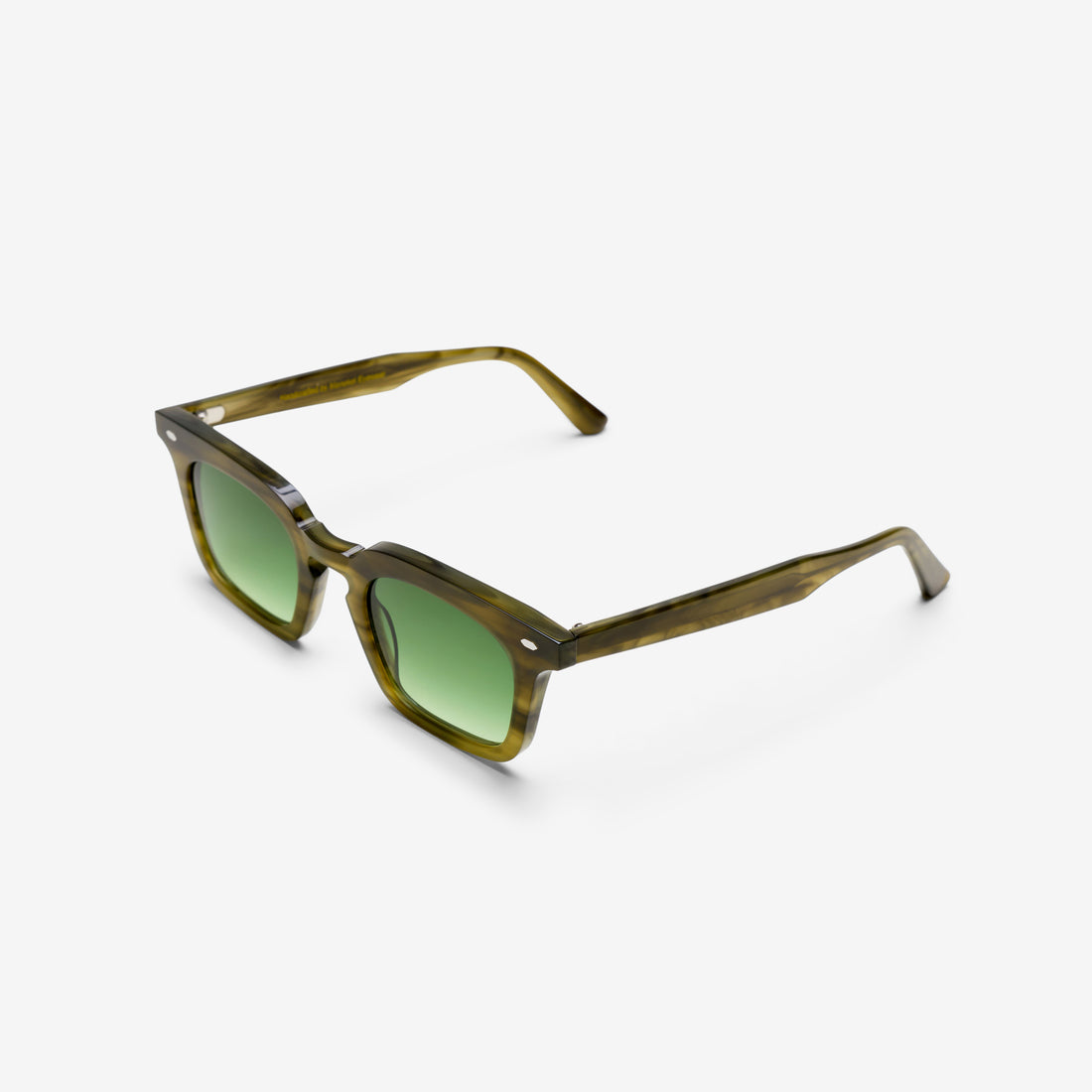 Hugo Olive Demi | Green Gradient Lens Eyewear