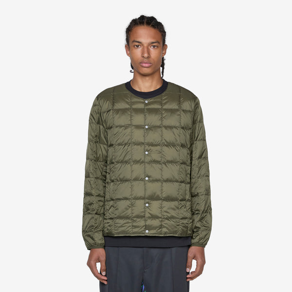 Crew Neck Soft Shell Button Down Jacket Khaki – Above The Clouds Crew Neck Soft Shell Button Down Jacket Khaki – Above The Clouds