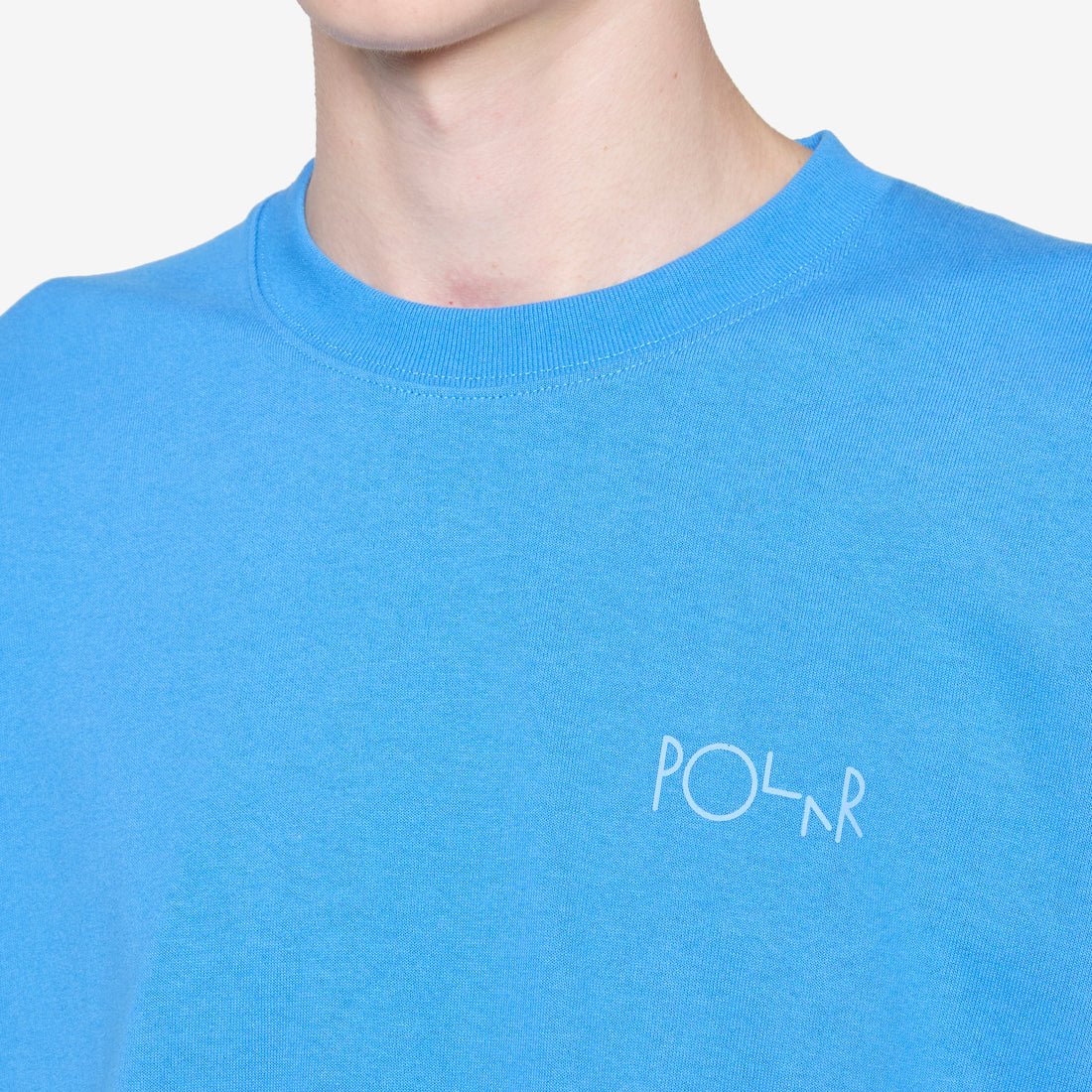 Contrast Stroke Logo T-Shirt French Blue Tees