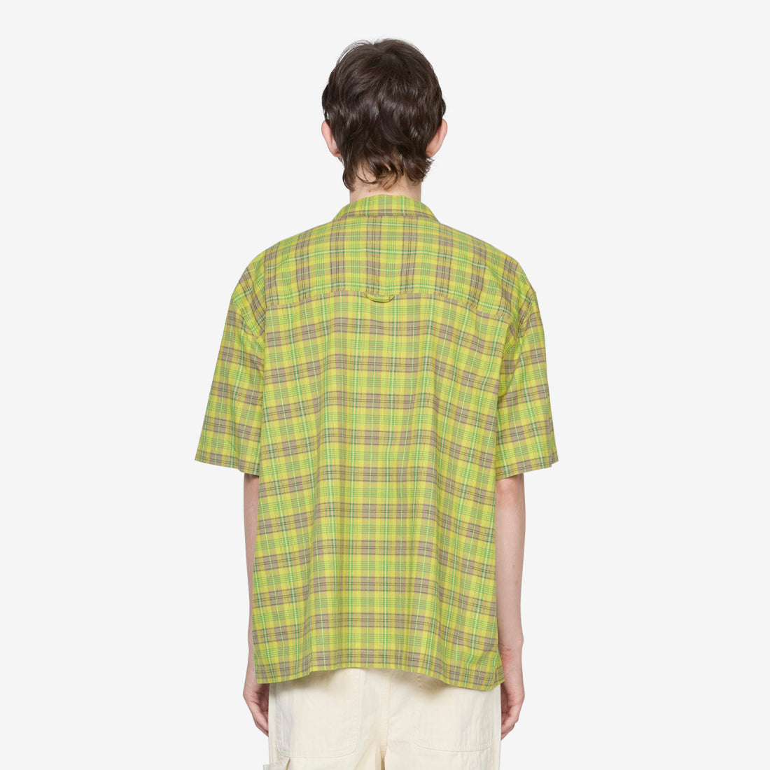 Printed Camp Collar Shirt Green Shirts