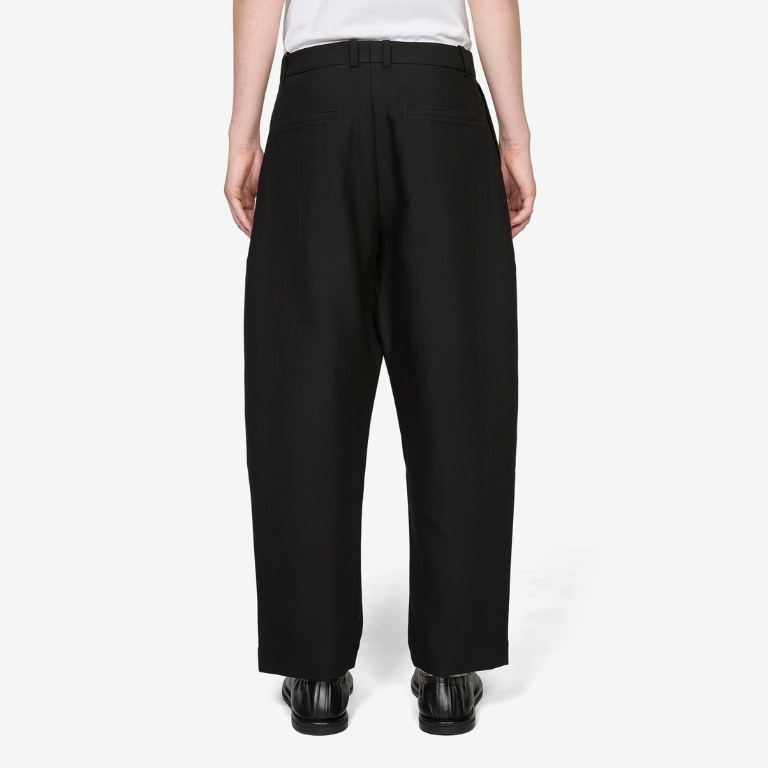 Tuck Pant Black Pants