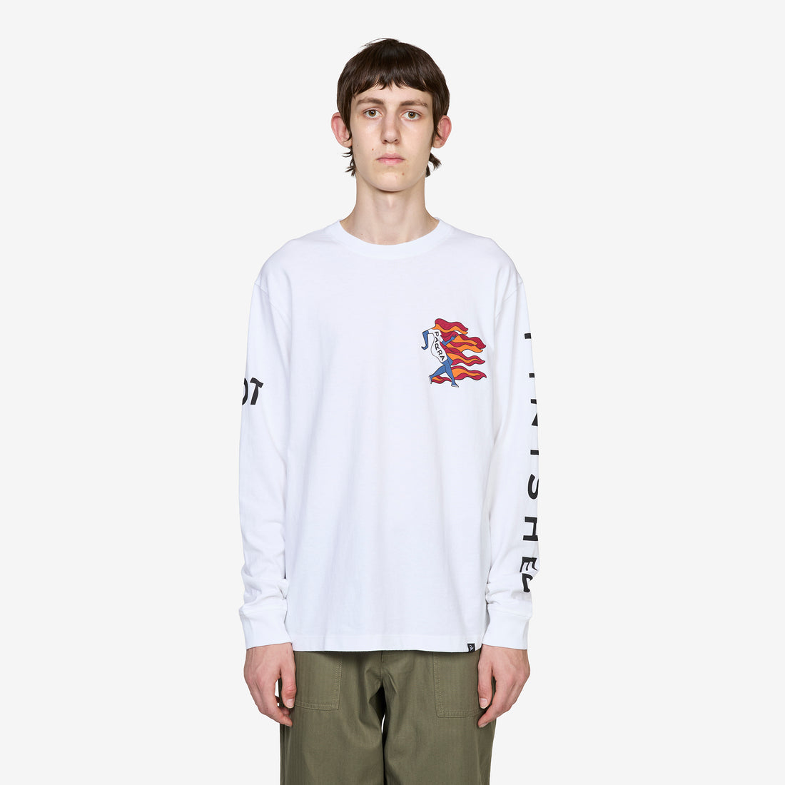 Not Finished Longsleeve T-Shirt White Tees