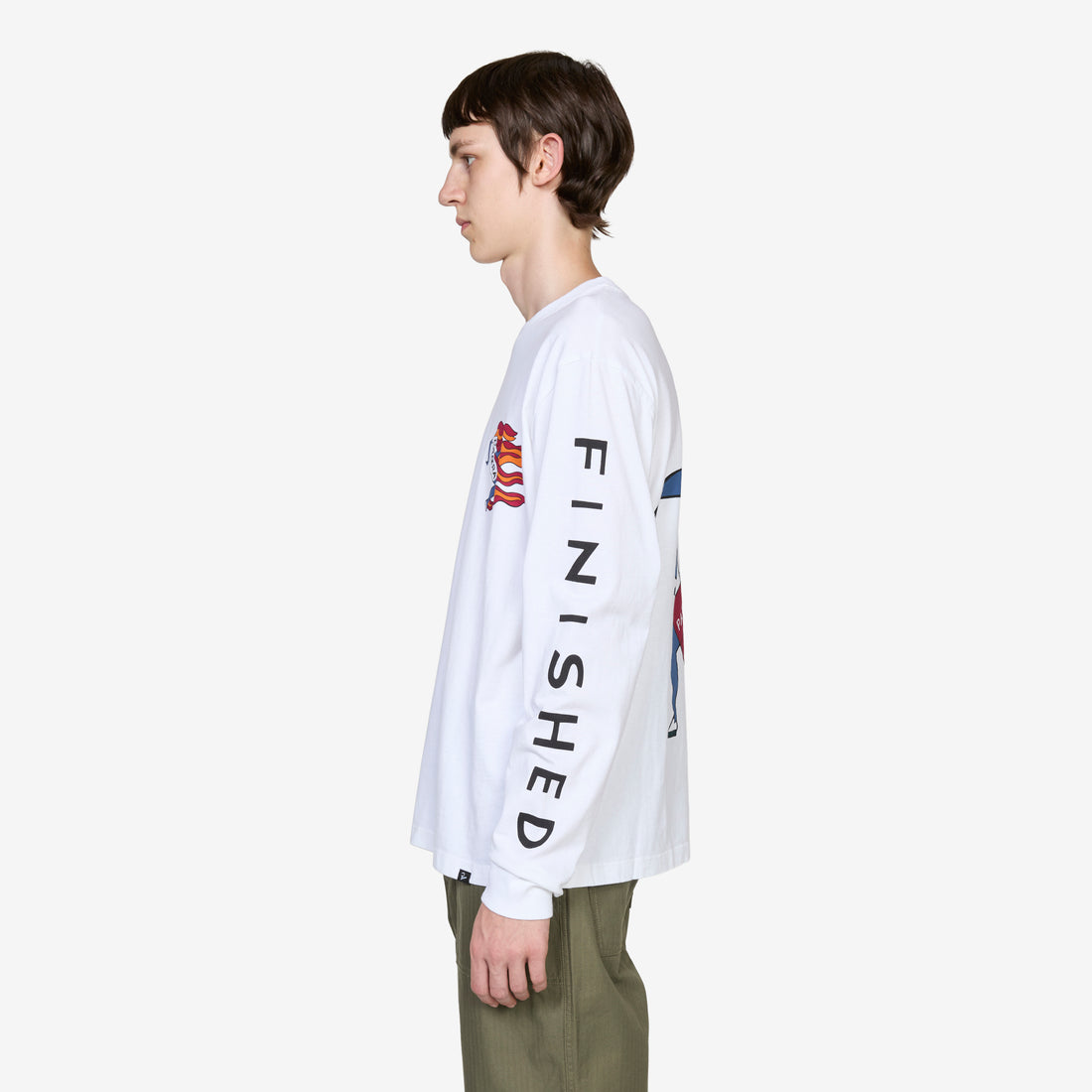 Not Finished Longsleeve T-Shirt White Tees