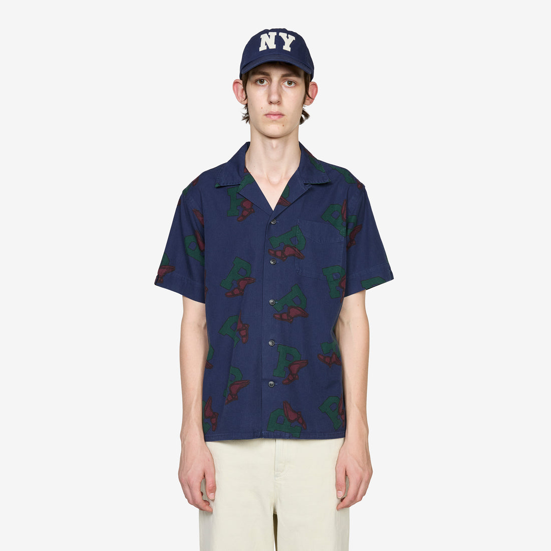 Classic Fit P-Wing Camp Shirt 6796 Sketched P-Wing Toss Shirts