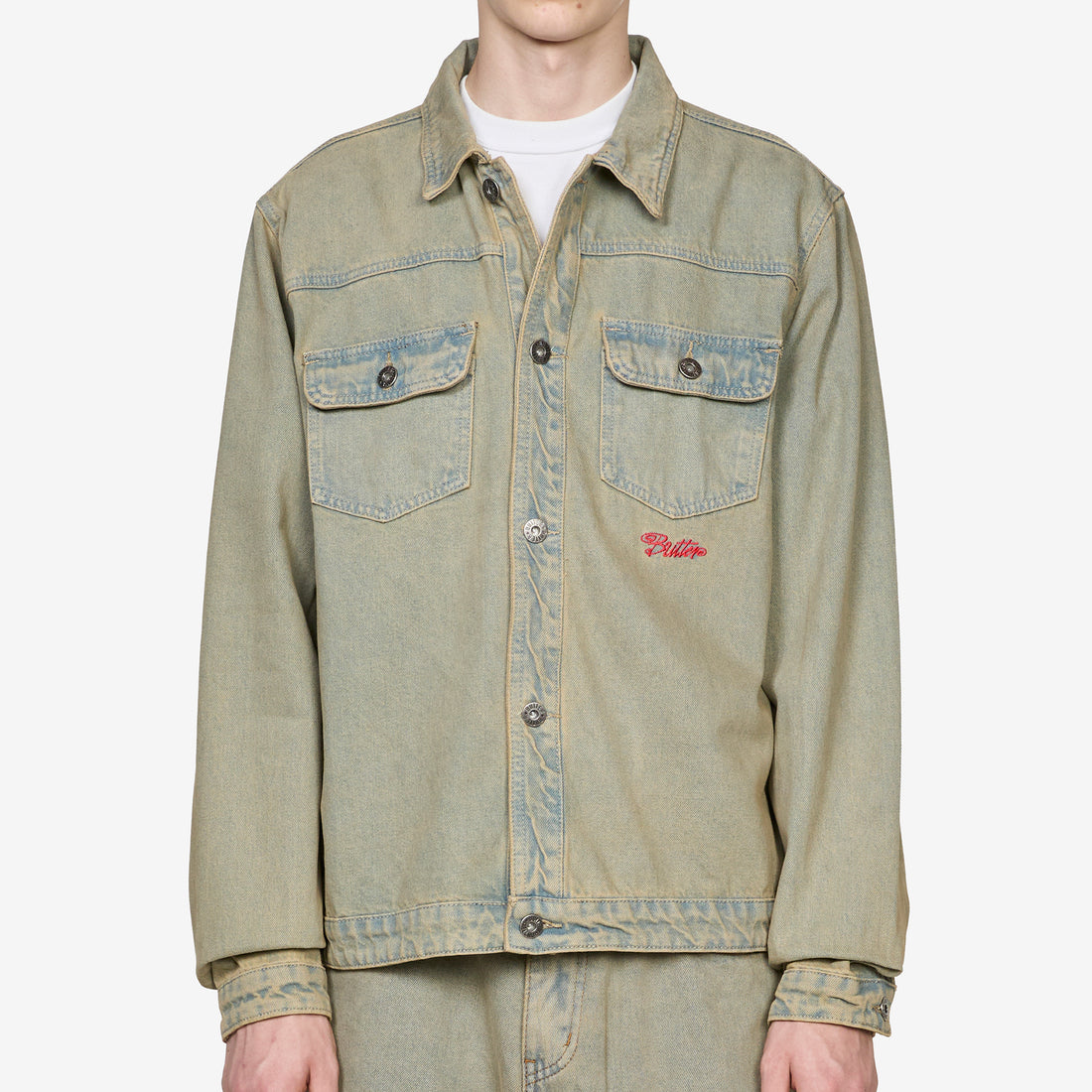 Garage Denim Jacket Sunfade Blue Jackets