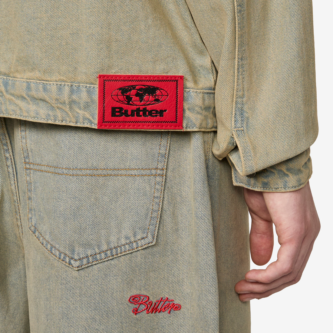 Garage Denim Jacket Sunfade Blue Jackets