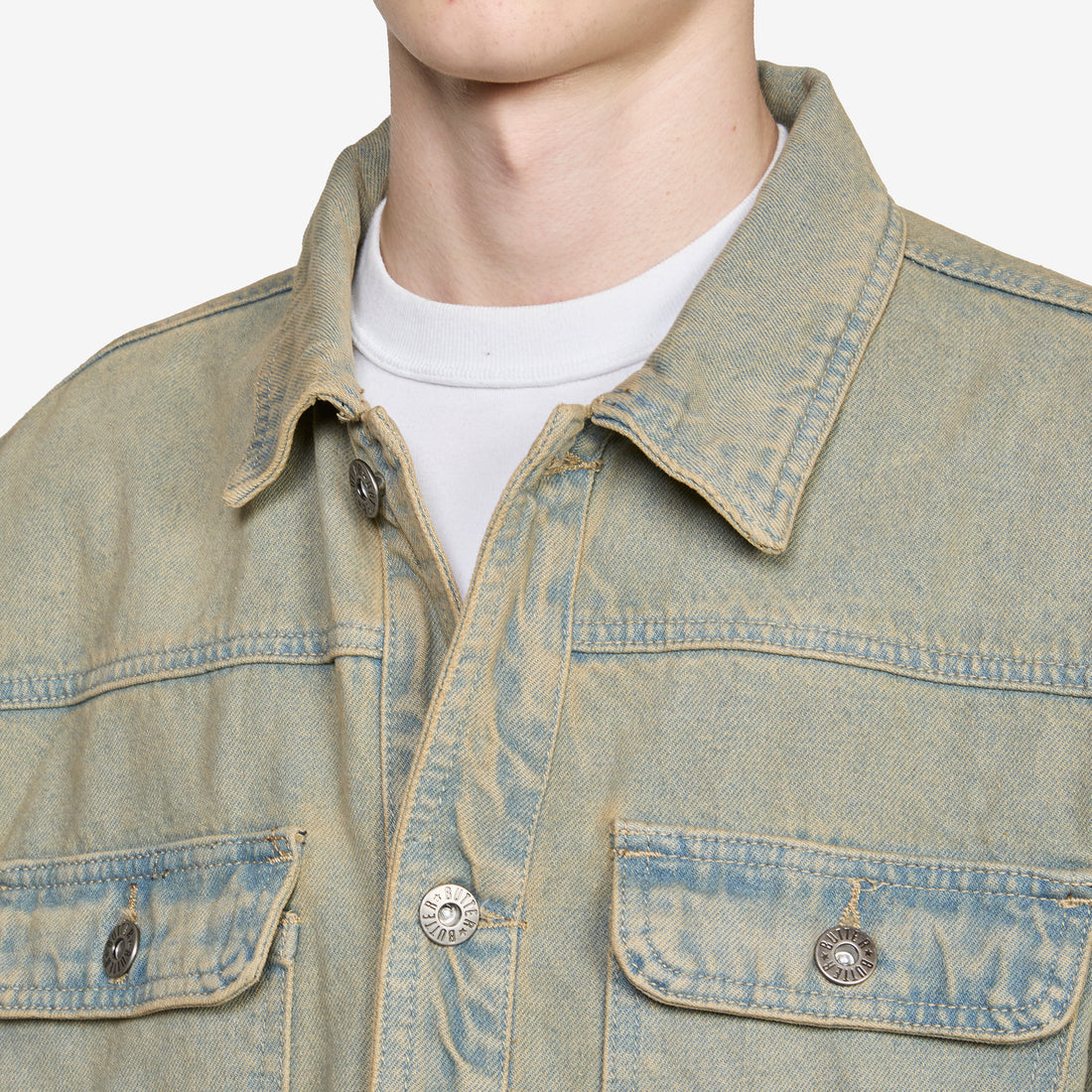 Garage Denim Jacket Sunfade Blue Jackets
