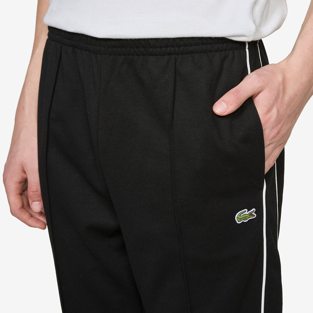 Essentials Pique Interblock Track Pant Black Pants