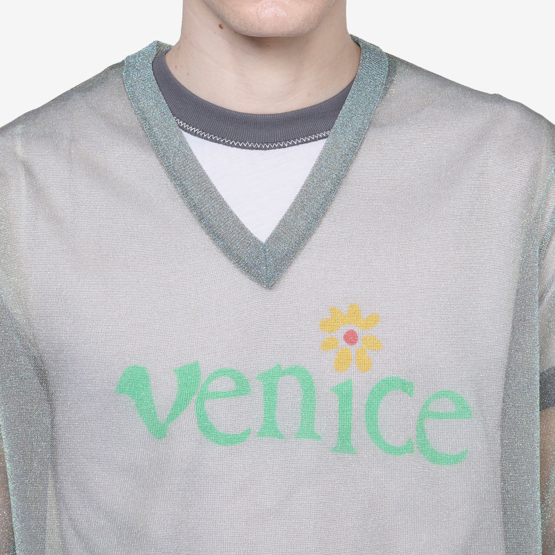 Lurex Pullover Silver Jumpers