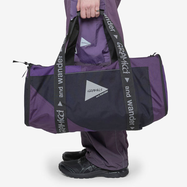 and wander Multi Patchwork Boston Bag Multi Purple