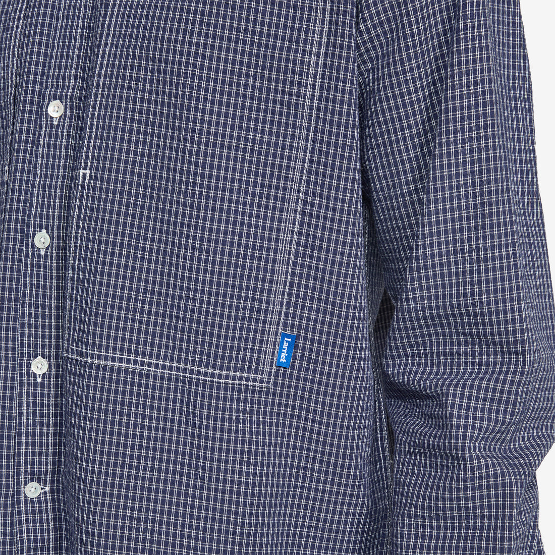 Grant Shirt Navy Check Shirts