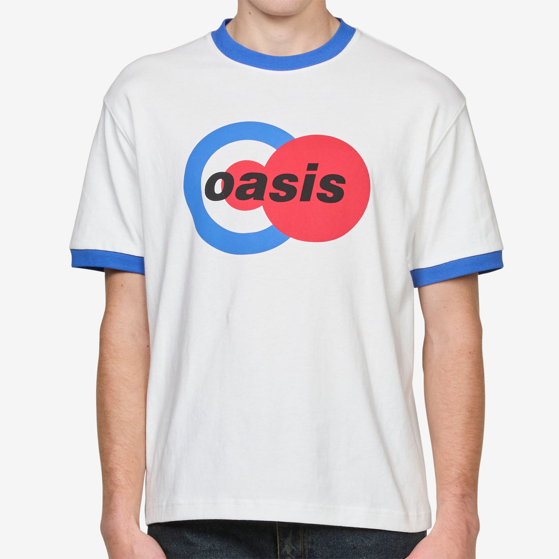 OASIS 1996 Ringer Shirt White Shirts