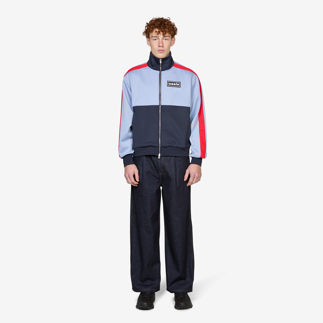 OASIS Forever Track Jacket Powder Blue Jackets