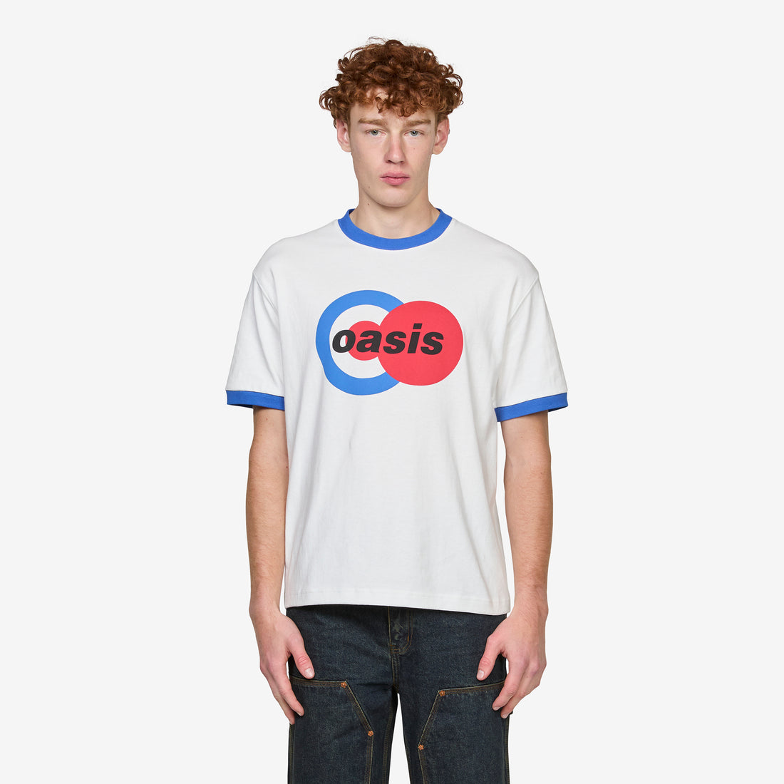OASIS 1996 Ringer Shirt White Shirts