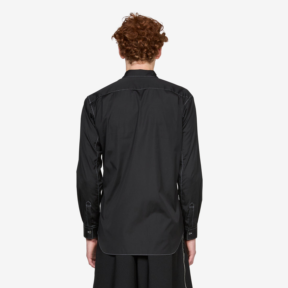Geometric Shirt Black Shirts