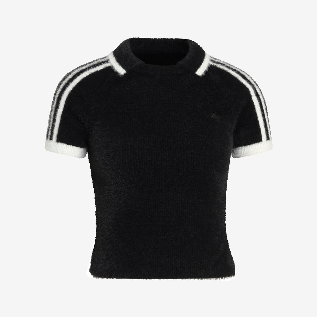 Women's Knitted Cali T-Shirt Black Tees
